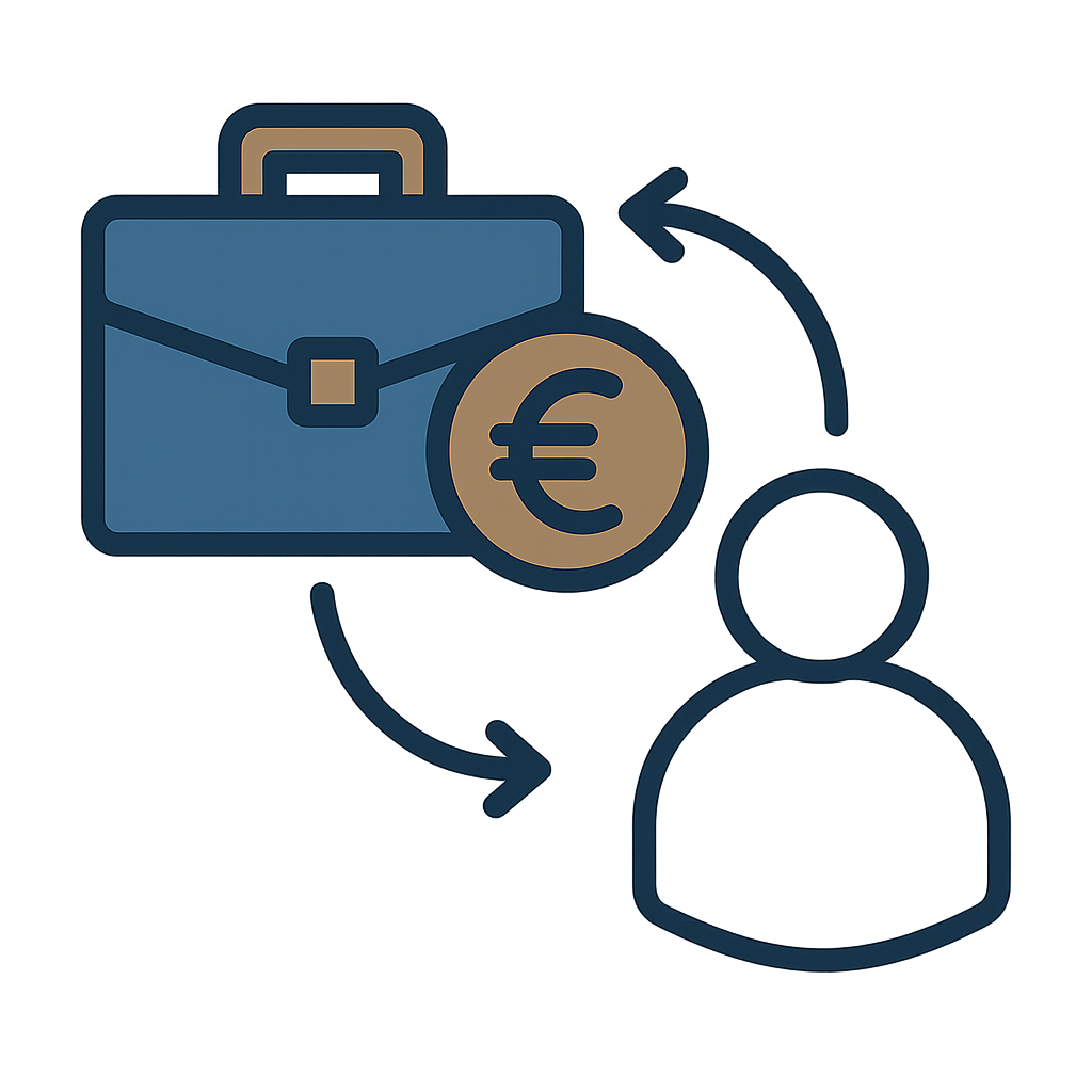 Illustration d’un apport d’affaire rémunéré chez Crewser